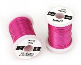 Flat Colour Wire, Medium, Wide, Bright Pink